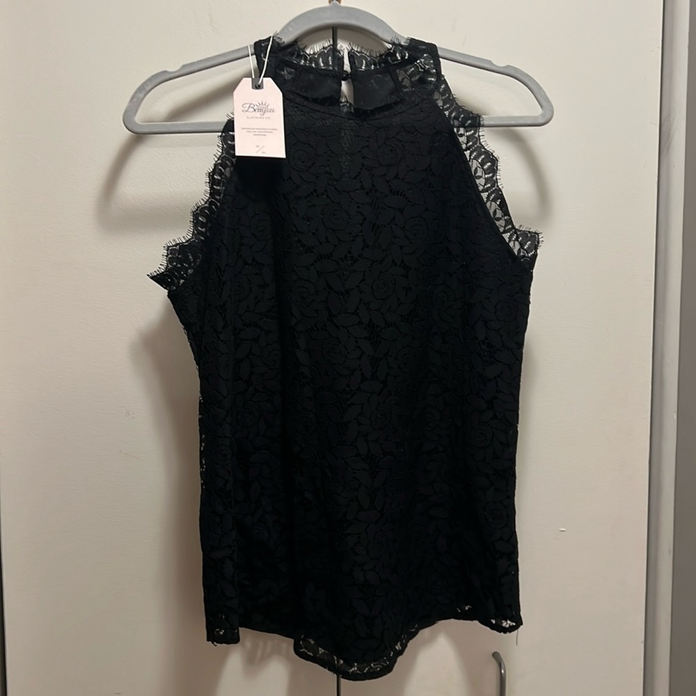 Black Lace Top